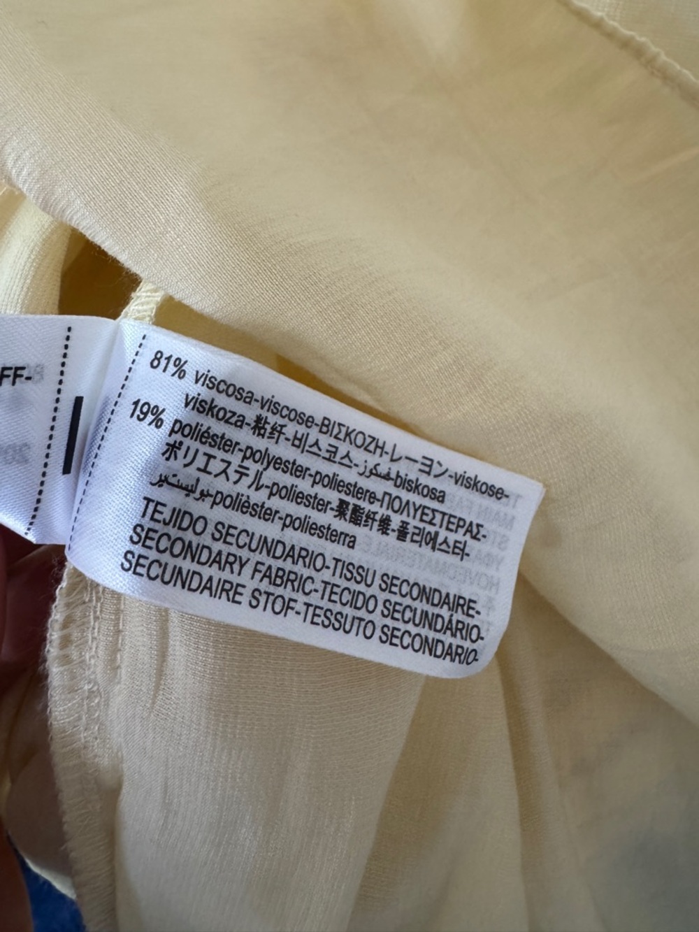 Zara Women Embroidered Pleated Yellow Dress (M) - Picture 10 of 13